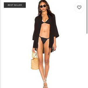 COPY - L*SPACE Pacifica Beach Cover-Up Tunic Blac…